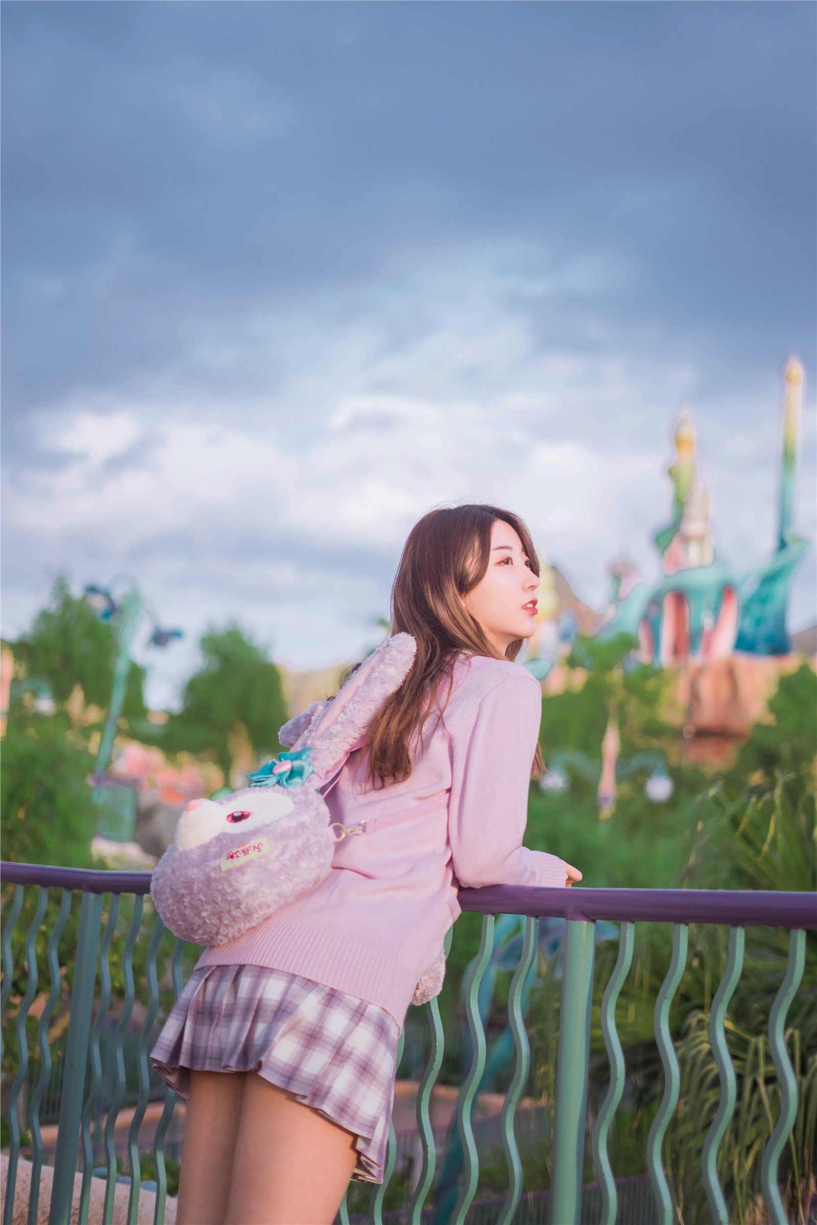 Kuragawa - NO.043 Japan Travel Shooting - Purple Disney Uniform(31)